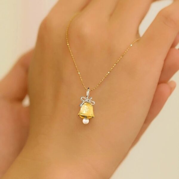 สร้อยคอประดับจี้มุกระฆัง - Image 3