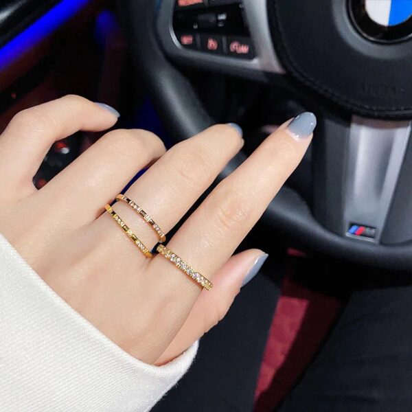 Pave Micro Zircon Ring - Image 3
