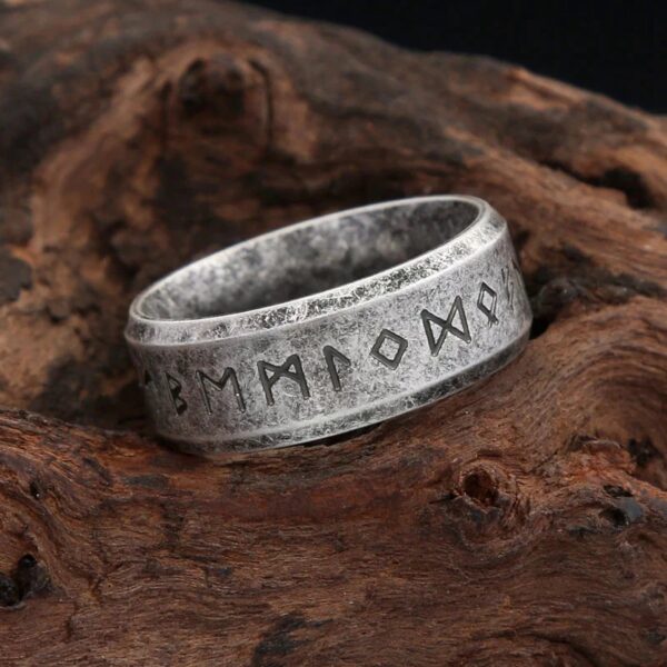 Nordic Odins Letter Amulet Rings - Image 2
