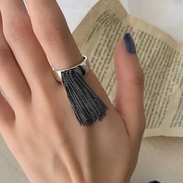 QMCOCO Silver Color Ring - Image 2