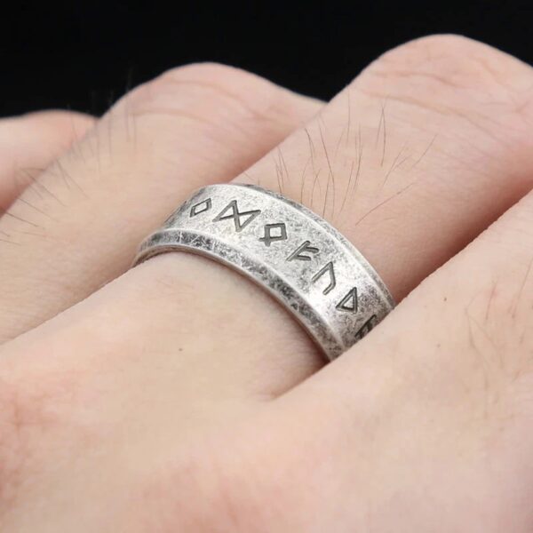 Nordic Odins Letter Amulet Rings - Image 3