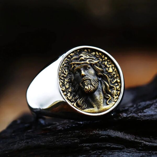 religion Jesus Ring Cross Exorcism