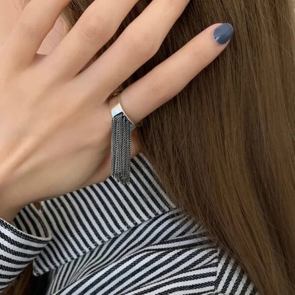 QMCOCO Silver Color Ring - Image 3