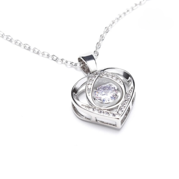 jewelry สร้อยคอผู้หญิงจี้แฟชั่นรูปหัวใจ