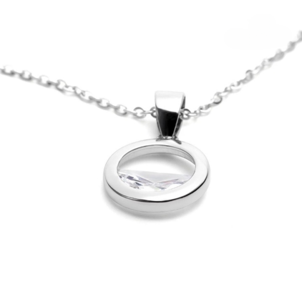 jewelry สร้อยคอสุภาพสตรีจี้เงิน - Image 2
