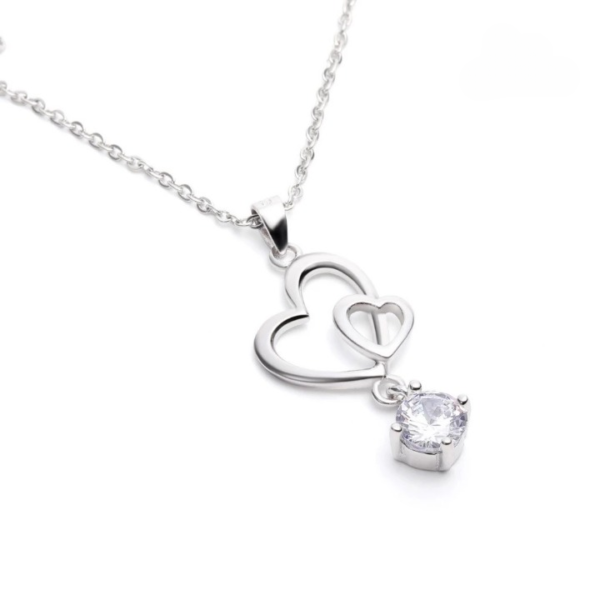 jewelry สร้อยคอแฟชั่นประดับจี้หัวใจ n2320 - Image 2